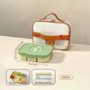 WORTHBUY Large Capacity Plastic Divided Bento Lunch Box Microwave Portable Leak-proof Cold And Hot Food Container For Student