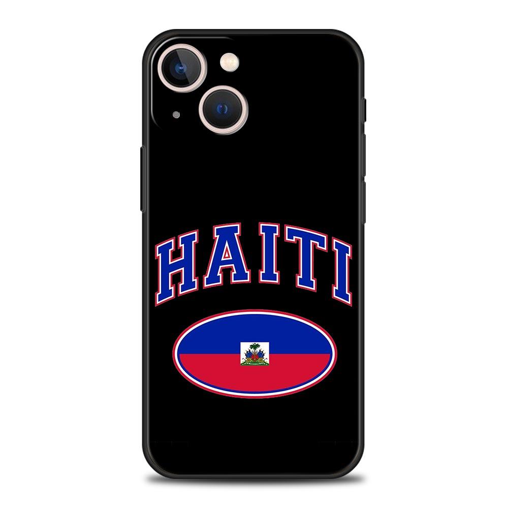 shipping Haiti Flag Phone Case For iPhone 17 16E 15 16 14 13 12 11 Pro Max 7 8 Plus Soft TPU Back Cover