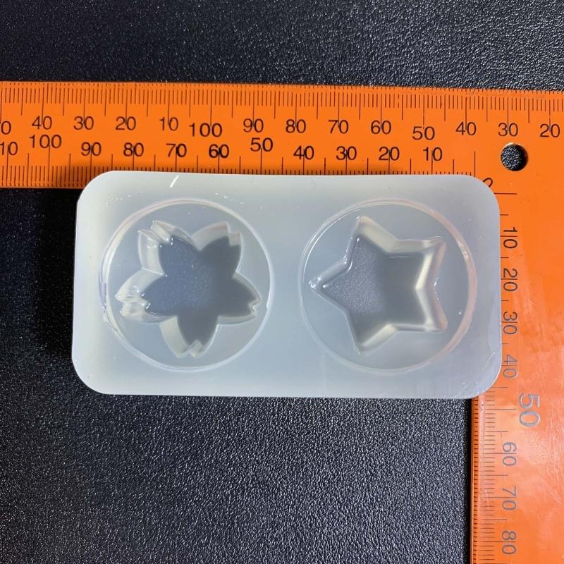  Silicone Resin Mold Soap Embed Mold Resin Pendant Mold DIY Jewelry Casting Mold for Phone Cover Decors