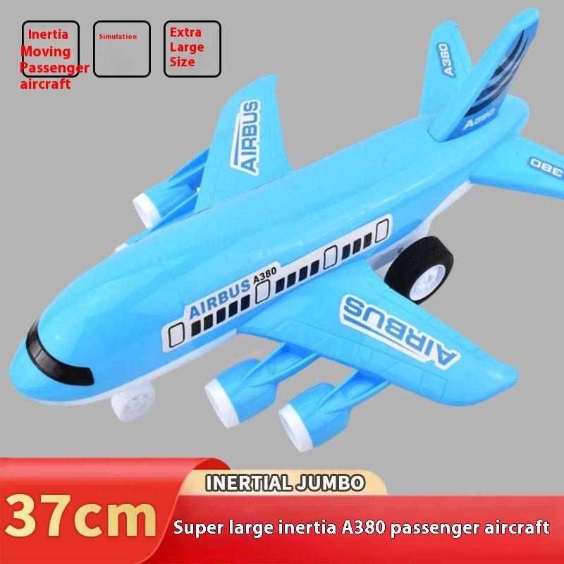 

Oversized Inertia Airplane Toy for Children and Boys Shatterproof Car and Airliner Model Gift
