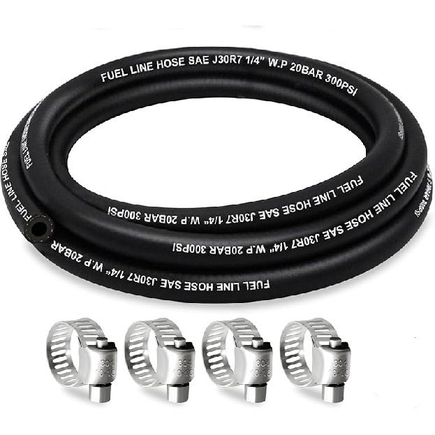 Fuel Line 5/16 Inch ID, Fuel Hose 10FT, J30R7 Fuel Line Hose NBR For Automotive Fuel Systems Engines.