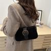 2025 Trendy Retro Women's Square Suede Shoulder Bag