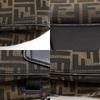 Fendi Bolsa La Medusa Zucca x Versace Fender 2WAY Ombro Preto / Marrom Lona de nylon/couro Mulher Usado
