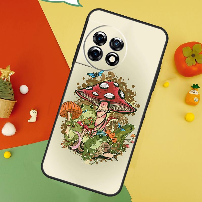 Cottagecore Frog Aesthetic Case For OnePlus Nord 5 CE 2 3 4 Lite N20 N30 OnePlus 15 13 12 11 10 10T 12R 13T 13R Cover