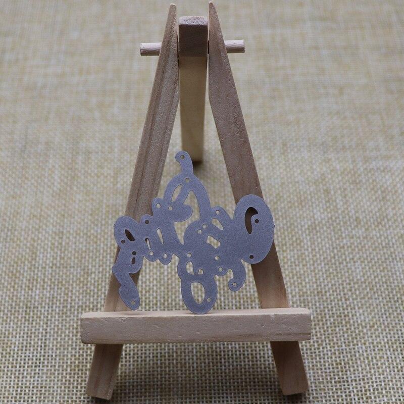 English Words Metal Cutting Dies Cut Die Mold Kiss Me Letter Scrapbook Craft Knife Mould Stencil