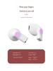 K520 Heart-Shaped Bluetooth 5.3 Wireless Headset with Power Display