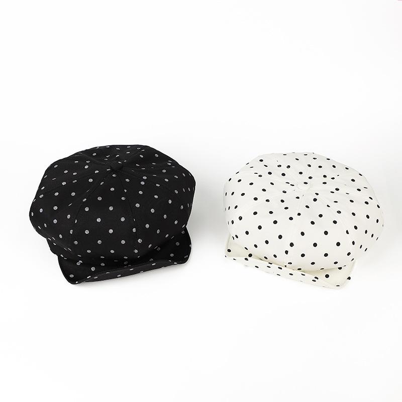 2026 New Cloud Beret Women Spring Summer Casual Pleated Octagonal Painter Hat Female