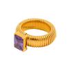 New Personality Luxury Colour Inlay Zircon Elasticity Adjustable Stainless Steel Rings for Women Fashion for Women Jewelry Gifts