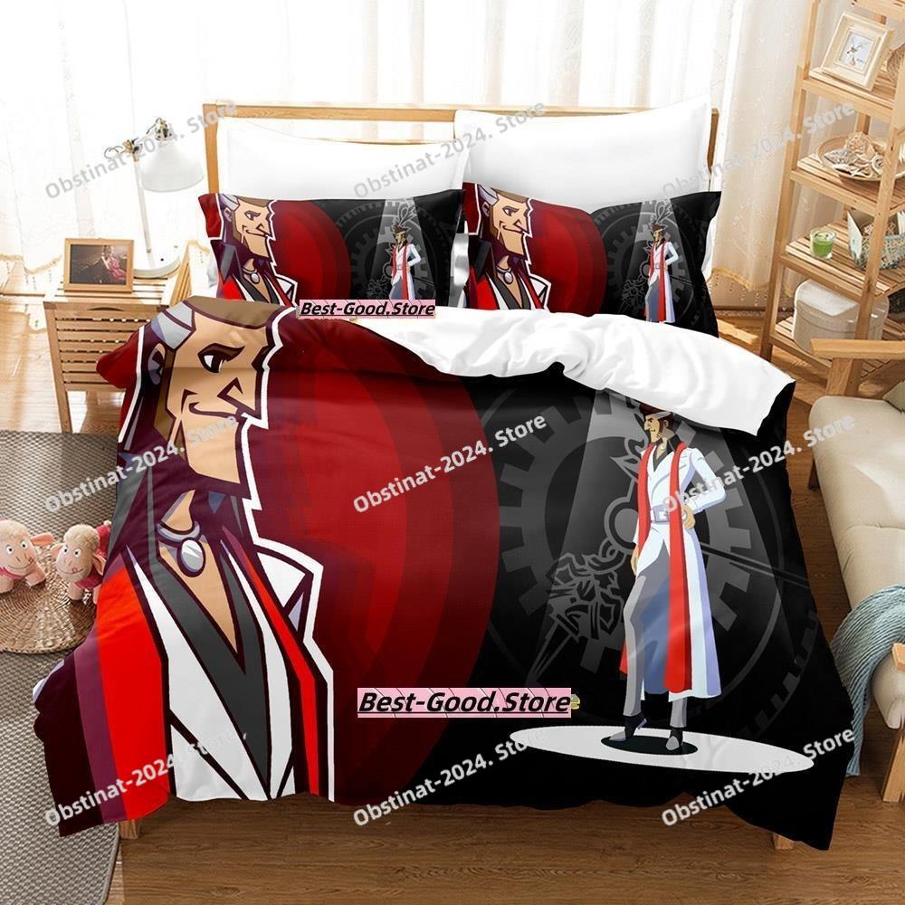 Game Ghost Trick Bedding Set Printed Bed Set Duvet Cover Sheet Pillowcase Bed Soft Quilt Cover Full Queen King Size