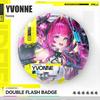 Ark of End Times: Leventine Avivina 75mm Double Flash Badge