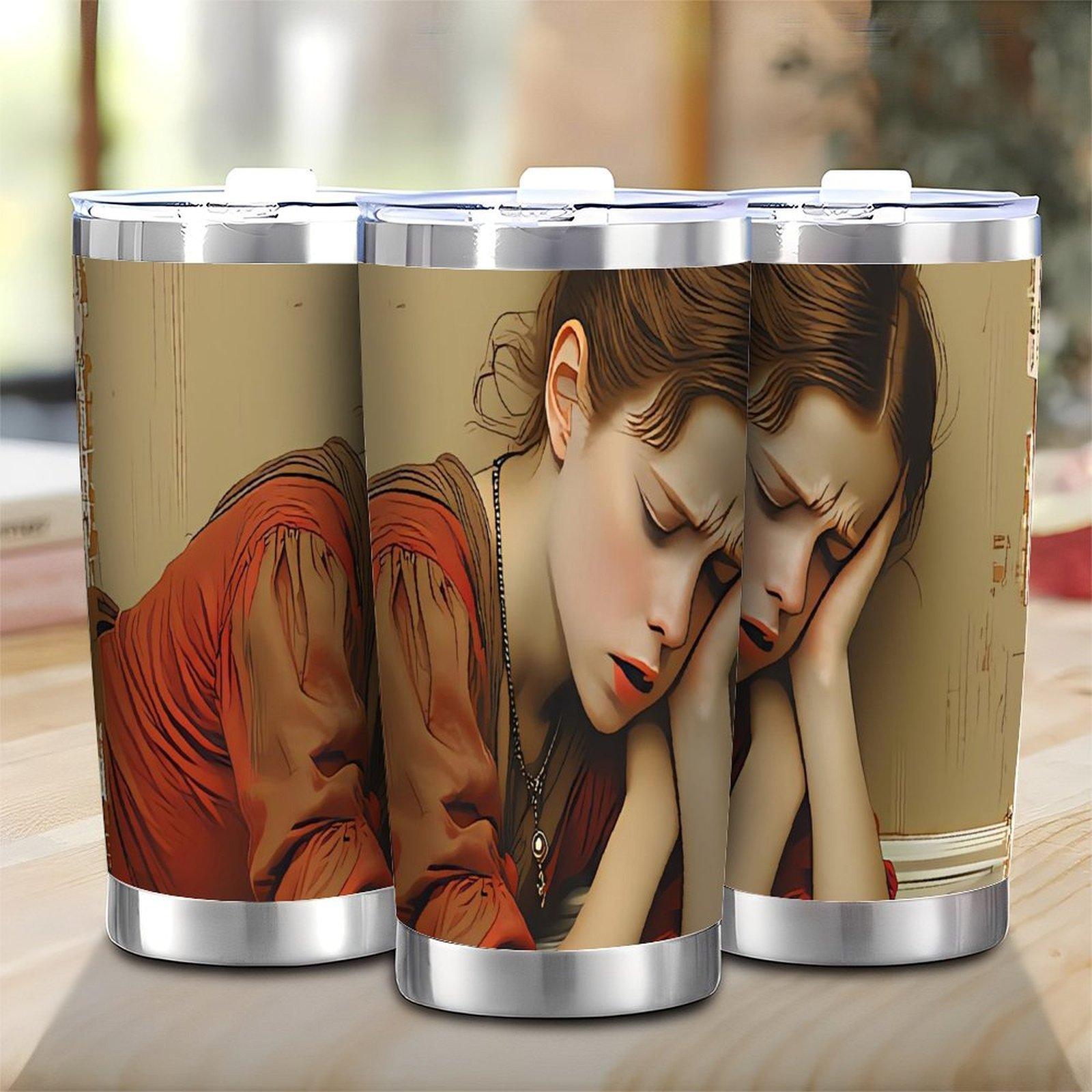 Contemporary Series Collection 20oz Double Silver Side Stainless Steel Drinkware 20oz(566.99g)