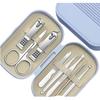 Complete Nail Care Kit Stainless Steel Nail Clippers Manicure Tools With Storage Case For Home Travel Family Use