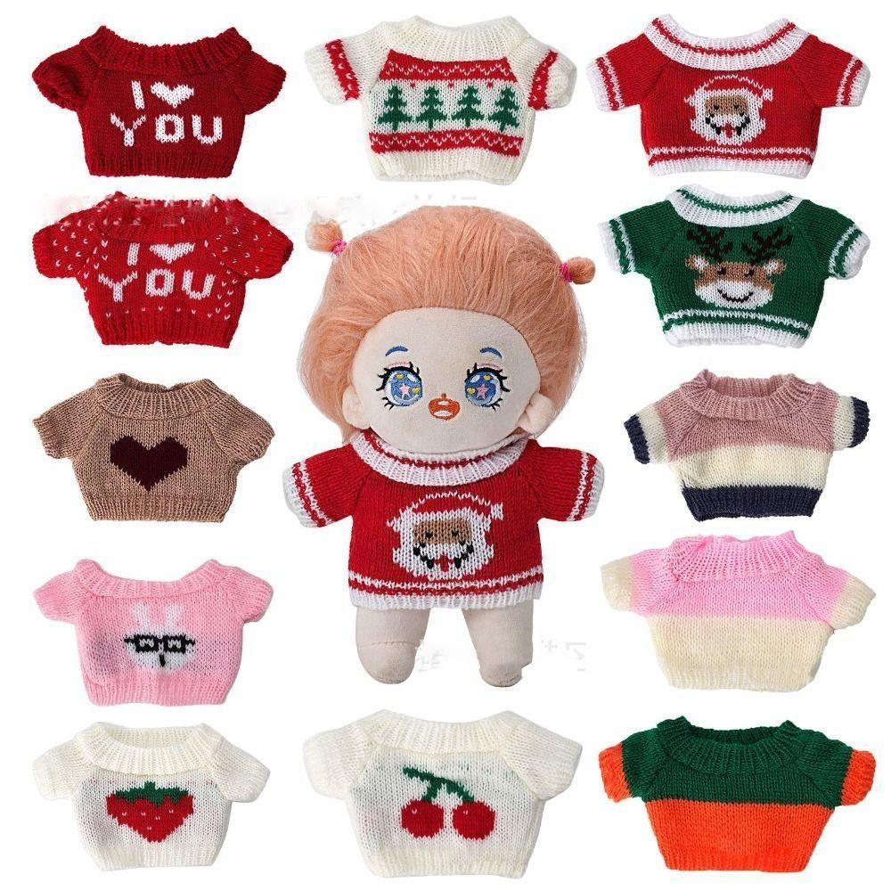 Multistyles Knitted Coat Fashion Sweaters Outfits Warm Tops  for 20cm Cotton Doll/for Idol Dolls