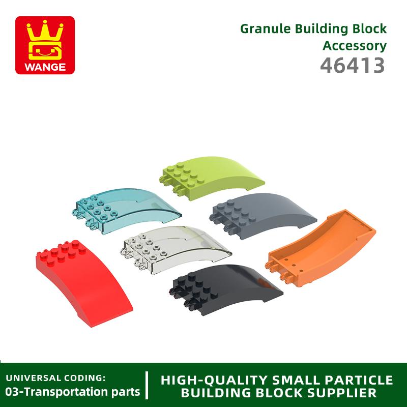 80Pcs/Lot 46413 Windshield Cockpit Cover Building Block Moc Attachments Works With featuring Bricks DO-IT-YOURSELF Children Plaything Present Box