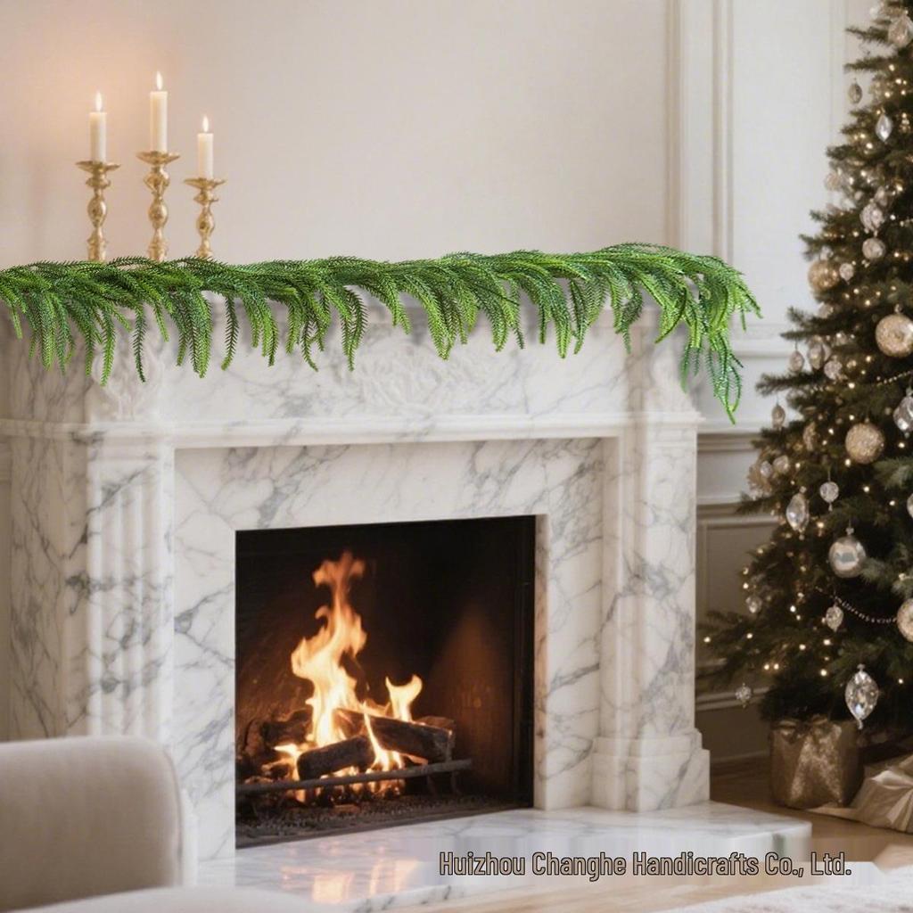 1.5m Realistic Norfolk Pine & Cypress Vine Christmas Decoration