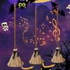 Halloween Floating Witch'S Broom Haunted Dancing Broom With Sounds Home Floor Decor Holiday Atmosphere Props Without Battery