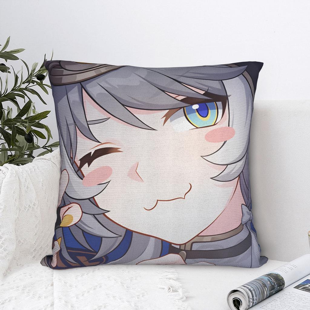 Honkai Star Rail Pillow Cover Comfy Cushion Cover Novelty Pillow Case For Sofa Bedroom Home Decor