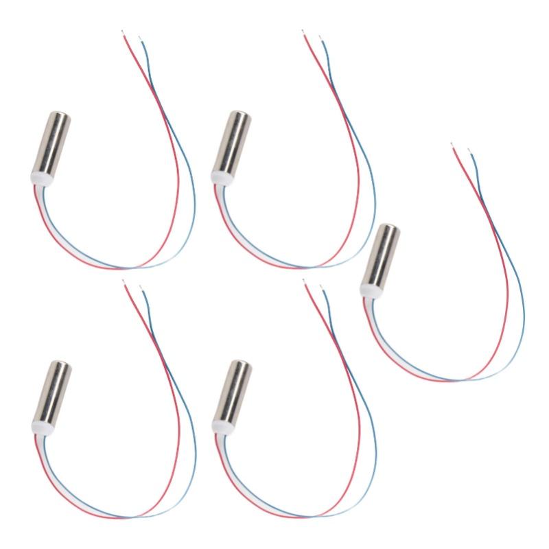 5Pcs 14500rpm Waterproof Cylindrical Micro Coreless Vibration Motor For Massager