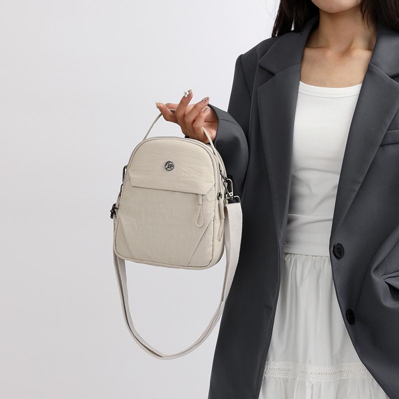 Women's Solid Color Handbag Nylon Shoulder Bag
