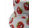 Creative Printing Cartoon Bucket Hat Strawberry Fruit DoubleSided Pot Hat Men'S And Women'S Casual Sun Hat