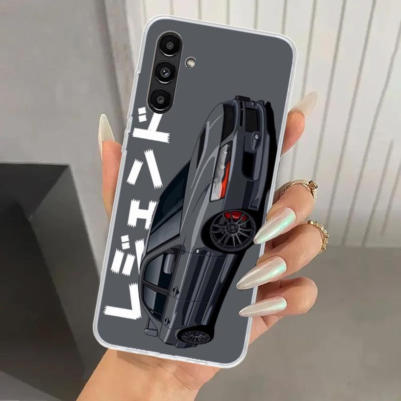 JDM Tokyo Drift Sports Car Phone Case for Samsung Galaxy A17 A16 A26 A36 A56 A15 A25 A35 A55 A14 A24 A34 A54 A13 A23 A33 A53 A05