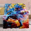 Kamen Rider Anime Flannel Blanket – Soft, Warm, Perfect for Sofas, Bedding, Camping, Travel, Office, and Home Decor – QJY