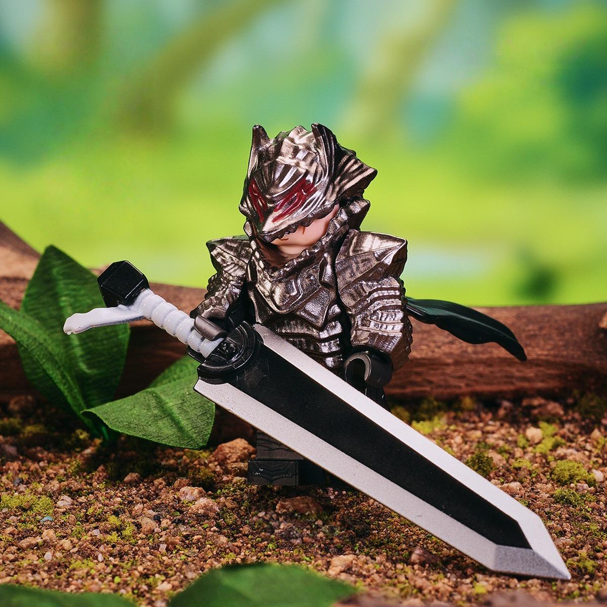 Берсерк Гатс Воин Магнитное Оружие Винтажные Блоки Фигурка
