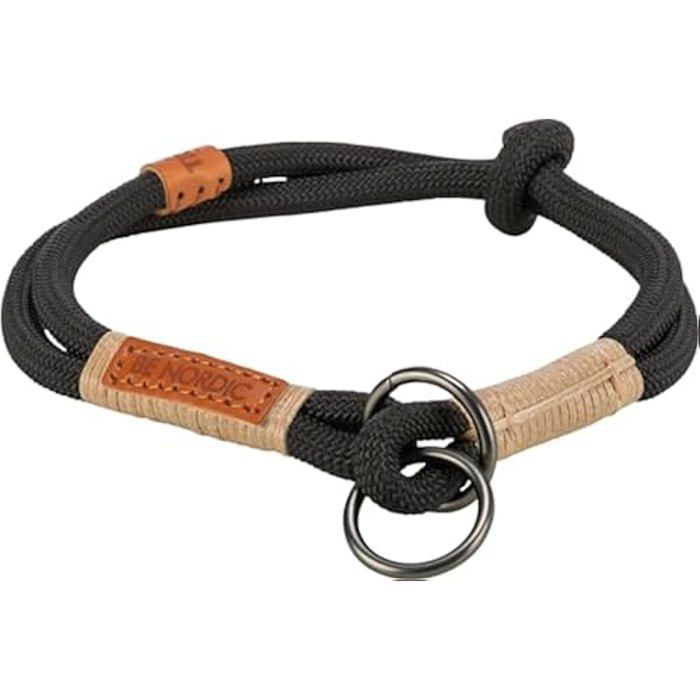 Collier Anti-traction - TRIXIE - BE Nordic - Noir/Sable - Taille S - Confort Optimal Pour Petits Chiens