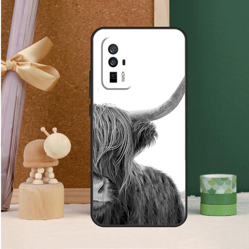 

Highland Cows Case For Xiaomi 14 15 Ultra 15T 13T 14T 17 Pro Max POCO F8 Ultra F7 F5 F6 X5 X6 X7 Pro Cover Xiaomi 17 Pro
