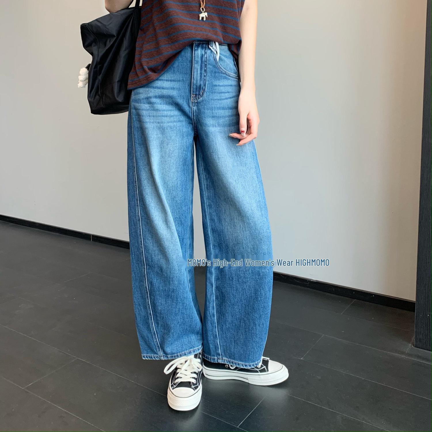

JU Hidden Comfort High Waist Wide Leg Pants - Women s Slimming Long Silhouette for Spring/Summer 30 темно-синий