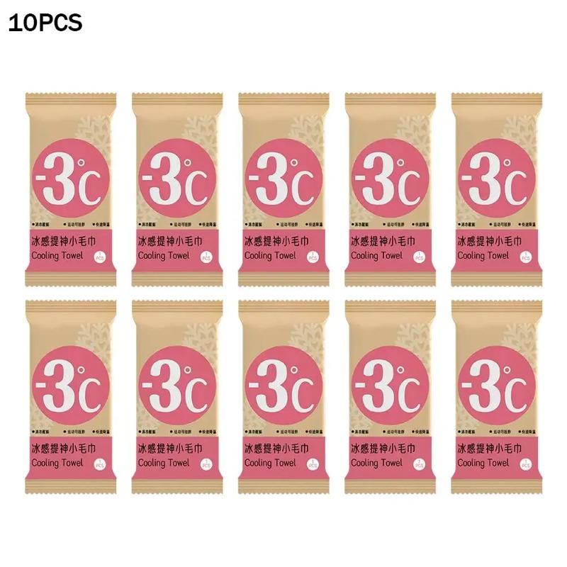 5/10PCS Summer Mint Cooling Towel Instant Ice Cold Towel Sweat Wicking Reusable Mosquito Repellent Towel for Outdoor Sports Travel