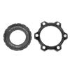 Bike Center Lock Disc to 6 Pin Disc Adapter Aluminum Alloy Bike Hubs Middle Lock Conversion Base with Lock Cover