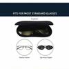 2D Flat Tree Of Life Glasses Case, Ultra-Light Portable Zip Pouch W/ Keychain, Unisex For Regular/Reading Glasses,Zipper
