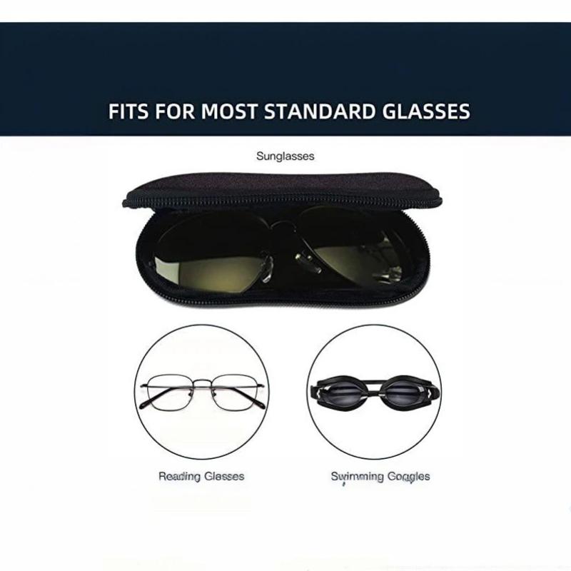 2D Flat Tree Of Life Glasses Case, Ultra-Light Portable Zip Pouch W/ Keychain, Unisex For Regular/Reading Glasses,Zipper