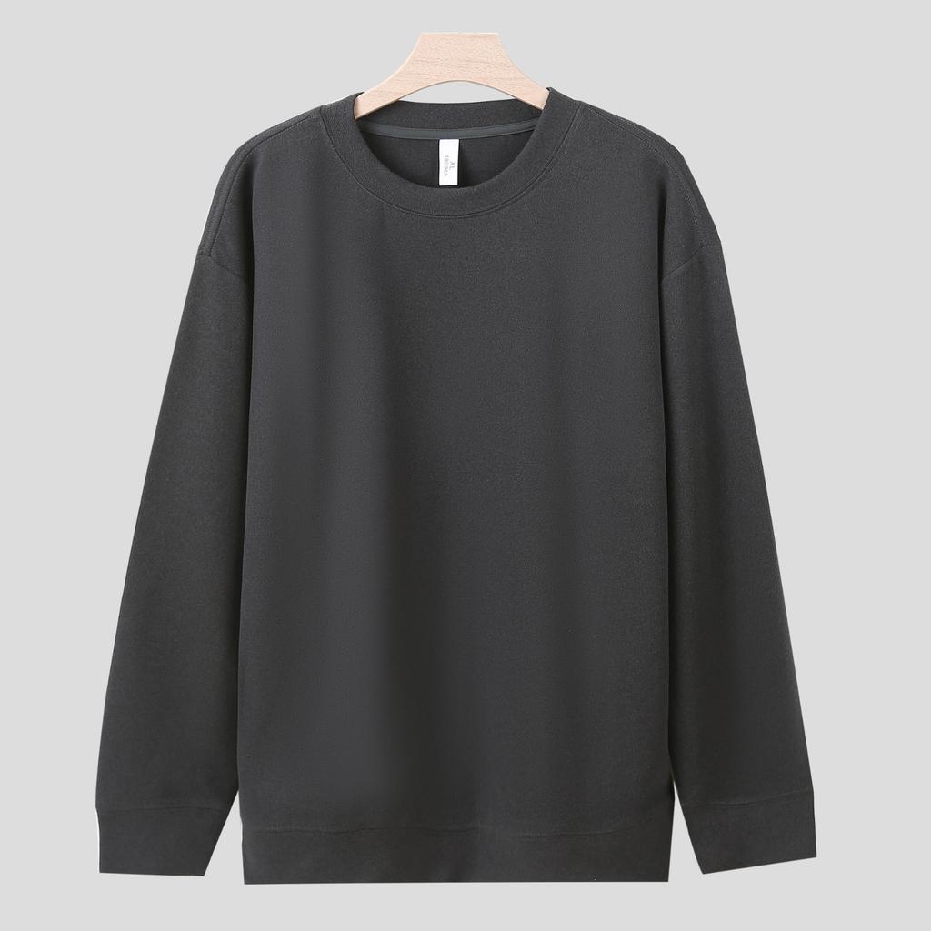 Winter Fleece-lined And Thickened Base Layer Shirt, German Fleece Round Neck Long-sleeved Sweatshirt, Long-sleeved T-shirt Base Layer Shirt
