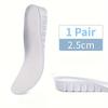 1 Pair Height Increase Insoles Breathable Comfortable Insoles for Women & Men