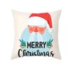 Cartoon Print Christmas Pillow Cover Office Sofa Cushion Pillow Cover Cross-border Home