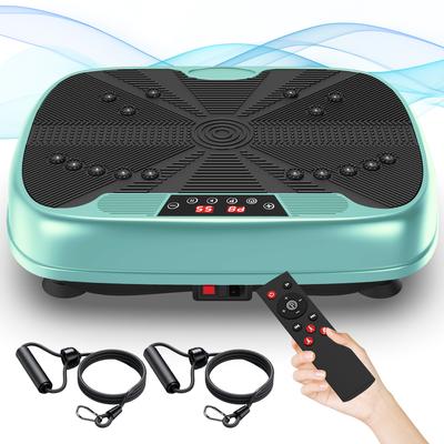 Vibration Plate Training Device, Full-Body Fitness Platform, Resistance Bands, Home Exercise Equipment, Speed Control