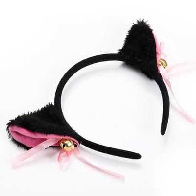 Beautiful Masquerade Cat Ears Cosplay Cat Ear Costume Bow Tie Bell Headwear