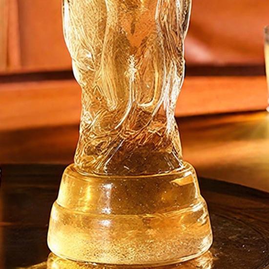Verre à bière en forme de trophée Grande capacité Coupe du champion pour les fans de sport Mug à boire original pour fête Bar Cadeau unique pour les passionnés de football