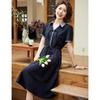 Pastel New Chinese Style Retro Mid-Length Dress