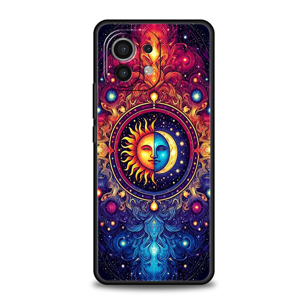 Moon Sun Phone Case Cover for Xiaomi Mi 15 14 13 12 11 Ultra 14T 13T 12T 11T 10T Pro Lite 5G Shockproof Silicone Capas Funda Bag