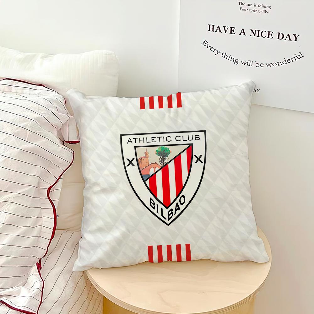 Federa per cuscino con logo di squadra di calcio, per soggiorno, testata del letto, ufficio, camera da letto, divano, cuscino per pisolino