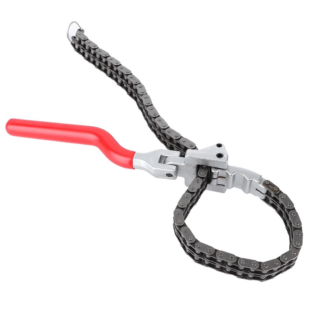 Chain Type Oil Filter Wrench Spanner 13.8in Long Handle Ergonomic Auto Car Repairing Tool Oil Filter Spanner Oil Filter Wrench