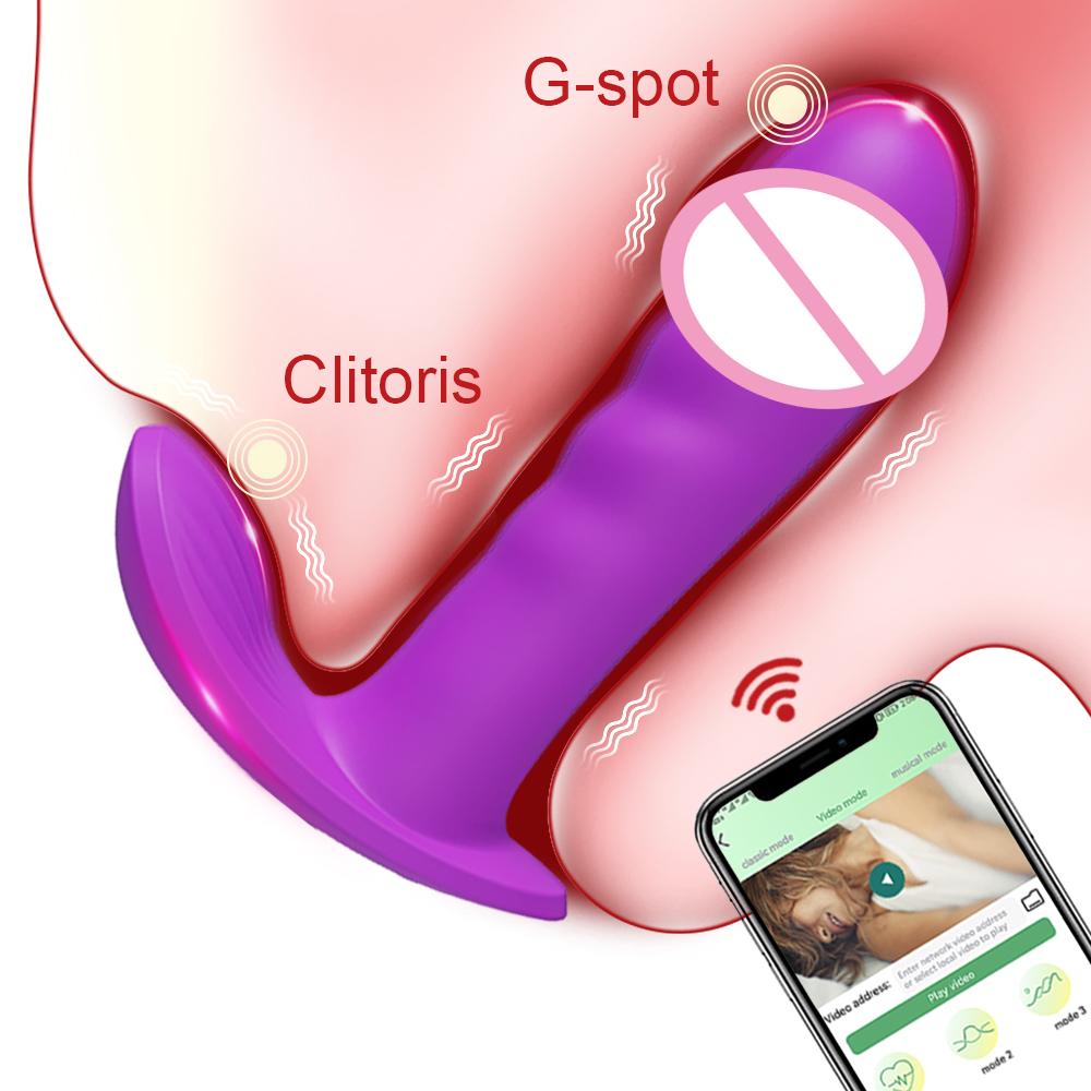 G Spot Dildo Vibrator For Women App Remote Control Wireless Bluetooth Wear Vibrating Egg Clit Female Panties Sex Toys For Adults