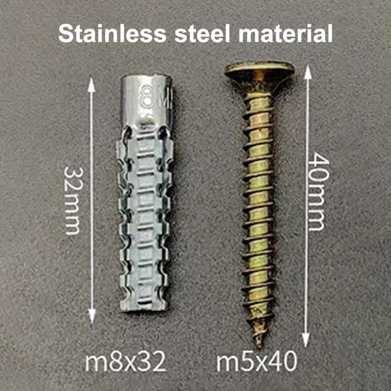 Light Duty Metal Expansion Anchors 1Pcs Strong Load Anti-Loosening Design for Household Shelf Mounting Repair