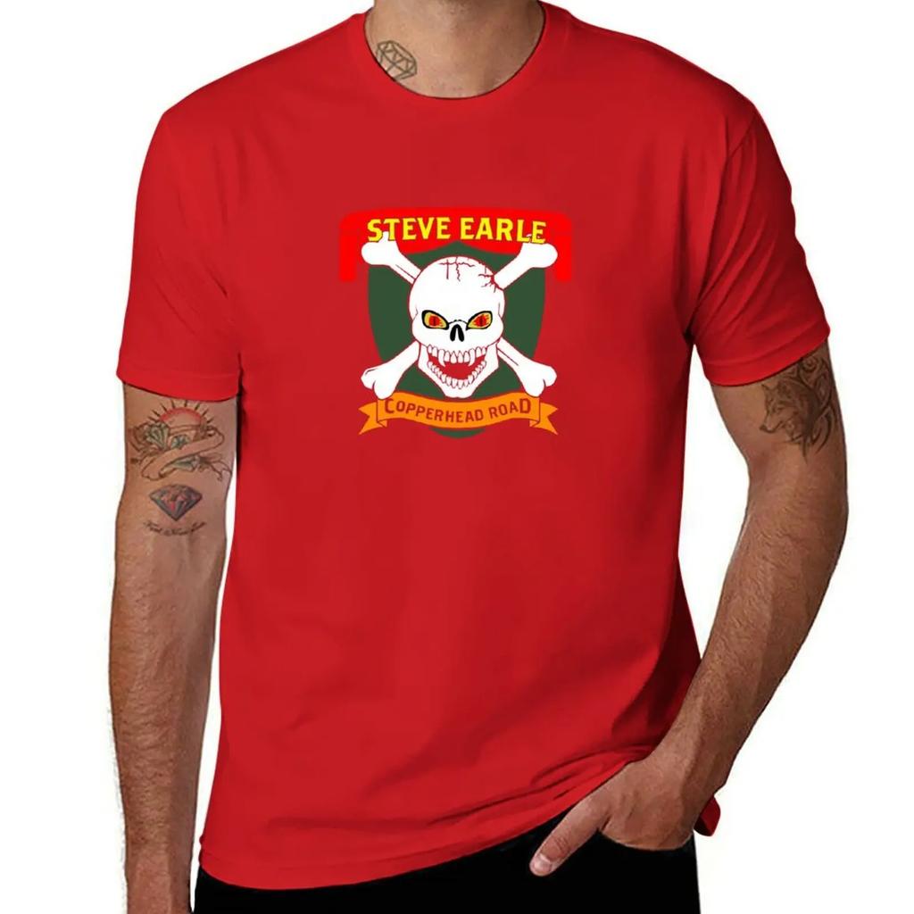 Steve Earle T-Shirt Jungen Tierprint Grafik-T-Shirts Herren-T-Shirts