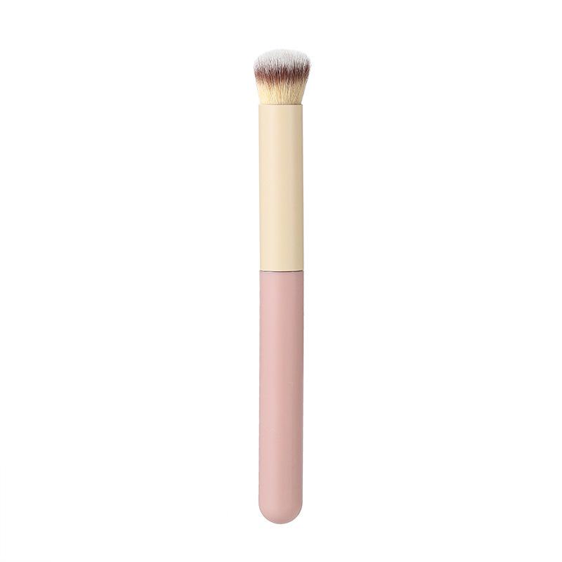 

Mushroom Head Concealer Brush: Dual-Use for Wet & Dry, Even Blending, No Marks, Small Bun Sponge Lipstick & Lip Brush.