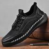 Men's Autumn Leather Sneakers Casual Leather Shoes