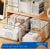 New Arrival: Acrylic Desktop Organizer - Transparent Storage Box for Dorm Desks and Books